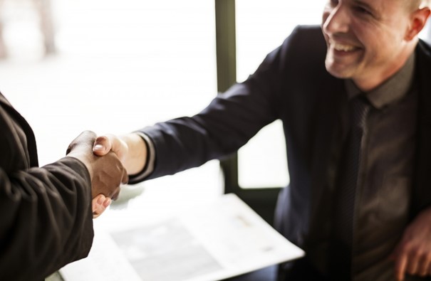 Two Men Shaking Hands